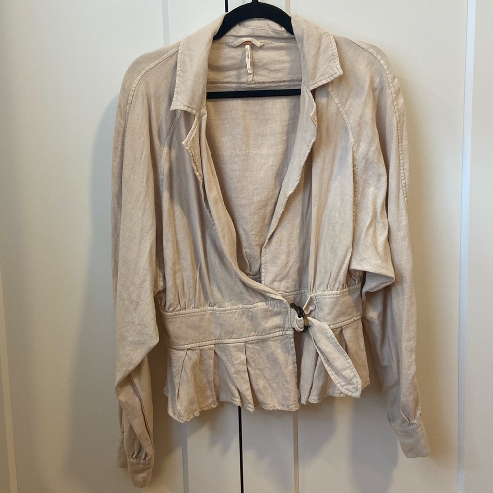 Free people linen blouse